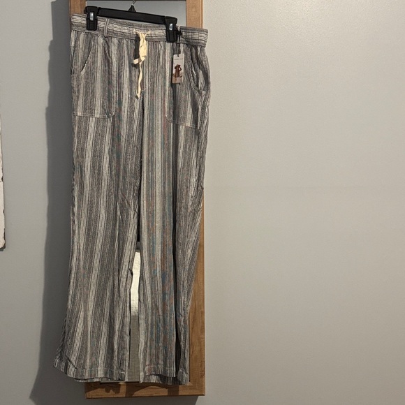 Sincerly Jules Pants - Sincerely Jules Multicolor Striped Cargo Pants